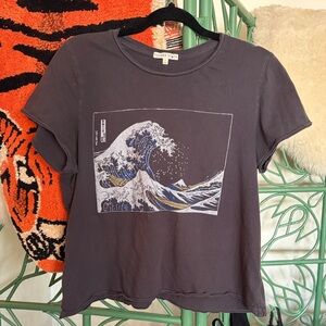 Future State Dark Charcoal “Great Wave” Graphic Tee